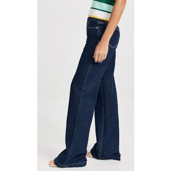 New PAIGE Women's Charmaine Sonja with Jolene Pockets Jeans Size 33 - Picture 3 of 10